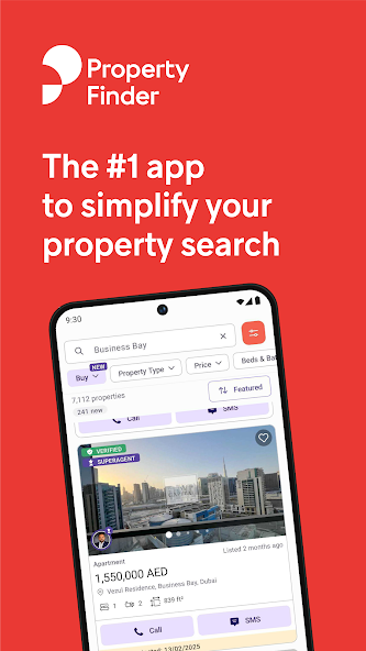 Property Finder - Real Estate screenshot 1