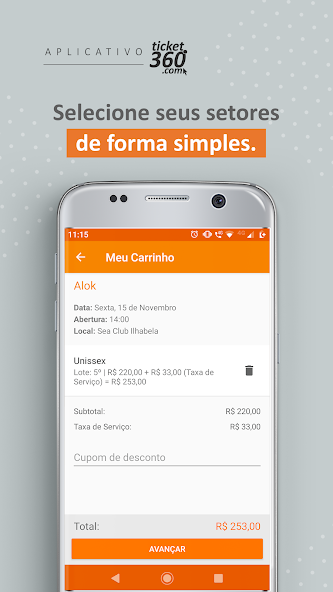 Ticket360 Ingressos + Eventos screenshot 5