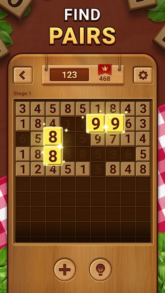 Woodber - Classic Number Game screenshot 1