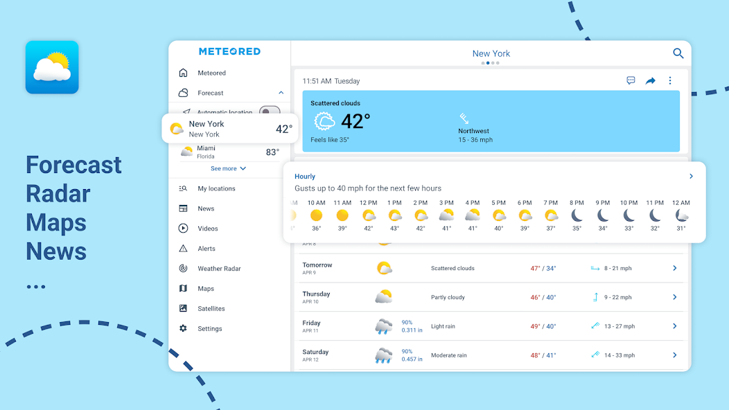 Weather Radar - Meteored News screenshot 18