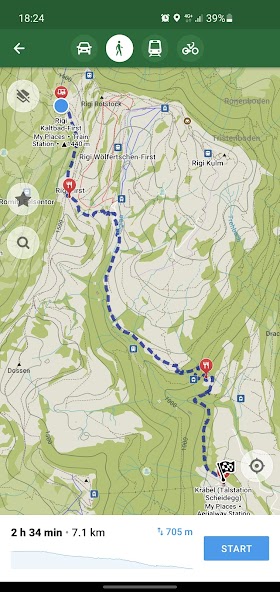 Organic Maps: Hike Bike Drive screenshot 1