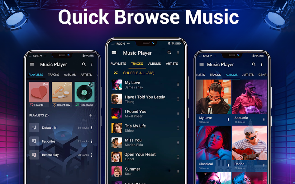 Music player- bass boost,music screenshot 2