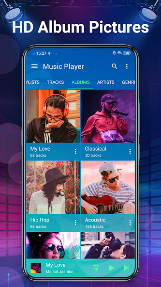 Music player- bass boost,music screenshot 16