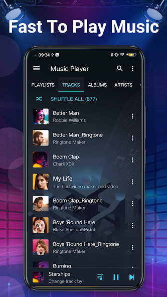 Music player- bass boost,music screenshot 19