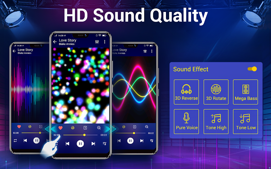 Music player- bass boost,music screenshot 20