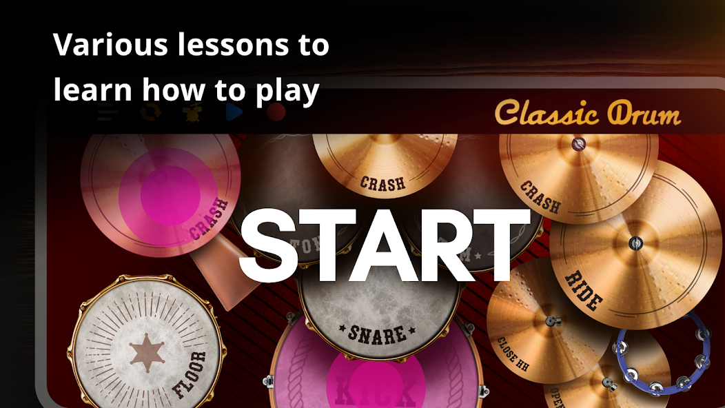 Classic Drum: play drums screenshot 24