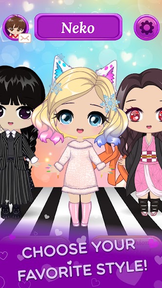 Chibi Dress Up Beauty Salon screenshot 1