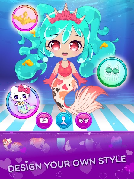 Chibi Dress Up Beauty Salon screenshot 3