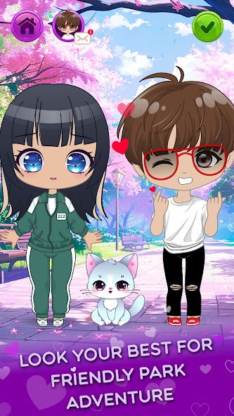 Chibi Dress Up Beauty Salon screenshot 23