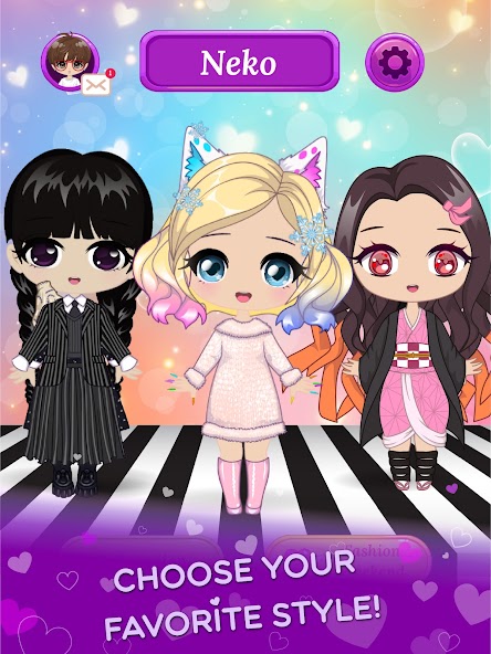 Chibi Dress Up Beauty Salon screenshot 24