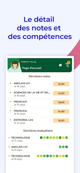 PRONOTE screenshot 3