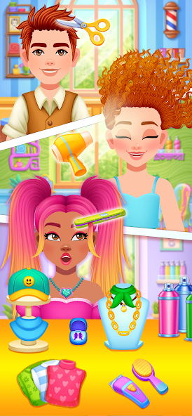 Hair Salon Games For Kids screenshot 23