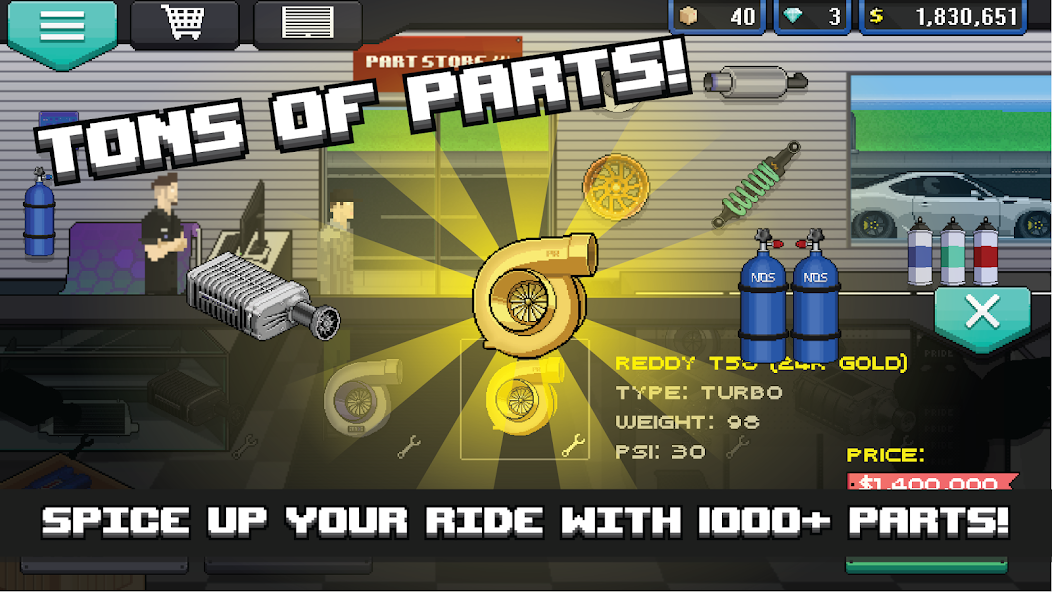 Pixel Car Racer screenshot 10