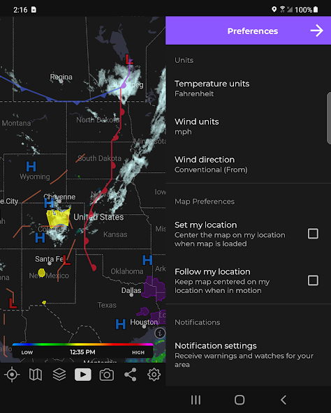 MyRadar Weather Radar screenshot 3