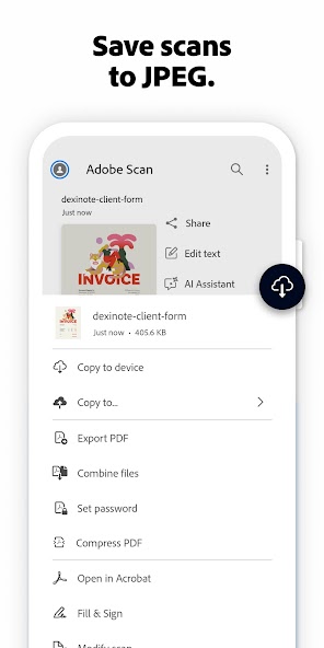 Adobe Scan AI PDF Scanner, OCR screenshot 11