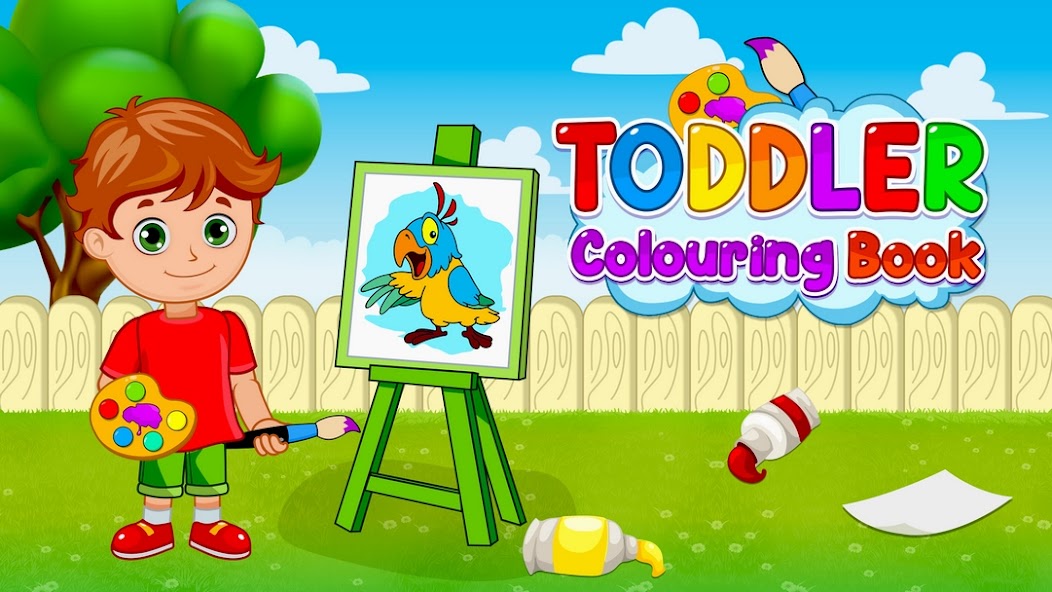 Toddler Coloring Book & Paint screenshot 1