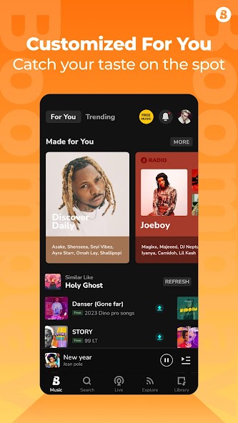 Boomplay: Music & Live Stream screenshot 2