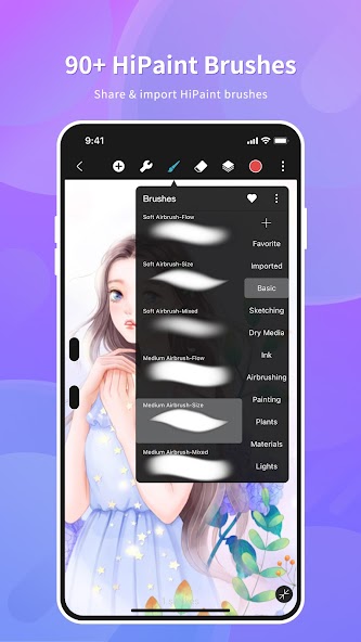 HiPaint -Sketch Draw Paint it! screenshot 1