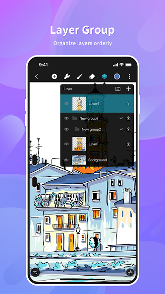 HiPaint -Sketch Draw Paint it! screenshot 8