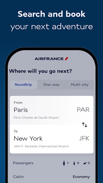Air France - Book a flight screenshot 3