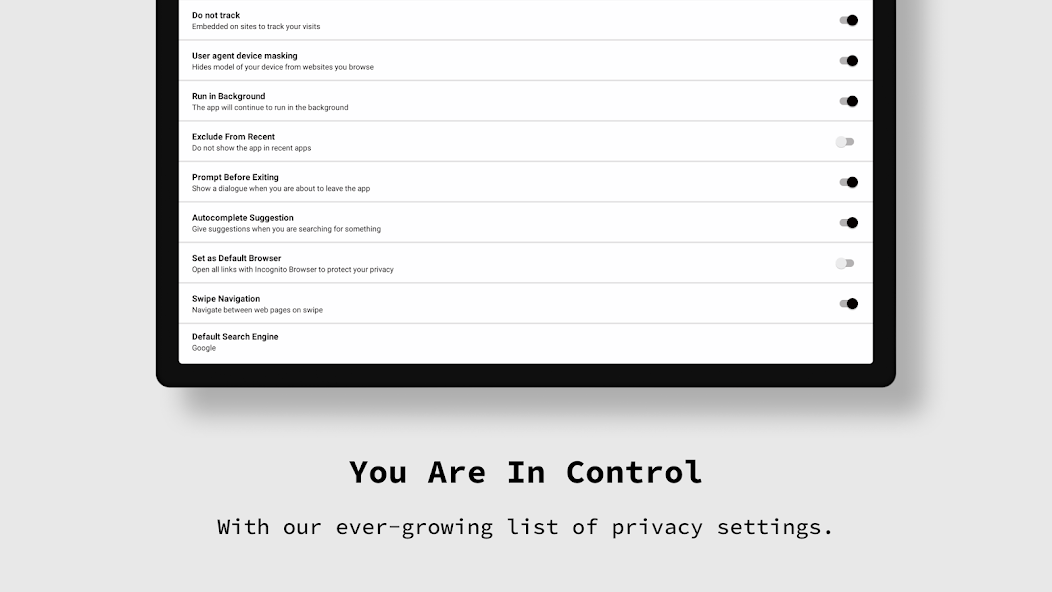 Incognito Browser - Go Private screenshot 8