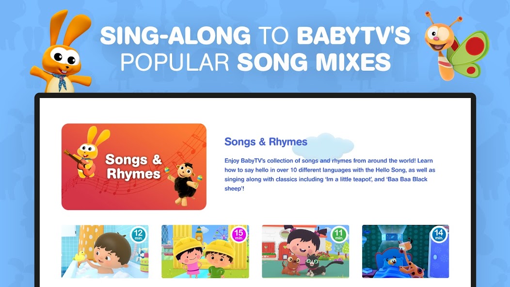 BabyTV - Kids Videos & Songs screenshot 8