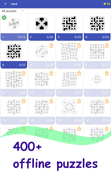 English Crossword puzzle screenshot 2