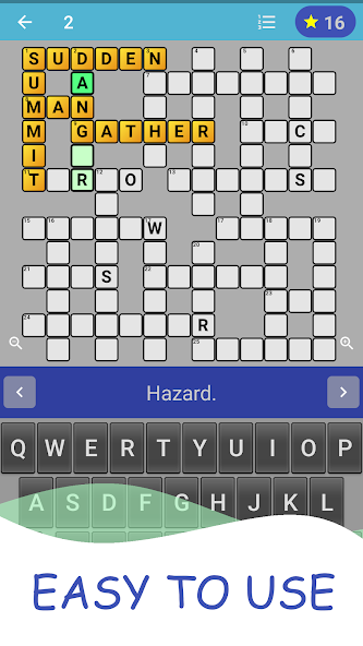 English Crossword puzzle screenshot 9