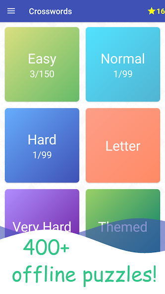 English Crossword puzzle screenshot 15
