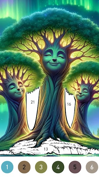 Fantasy Color By Number Game screenshot 1