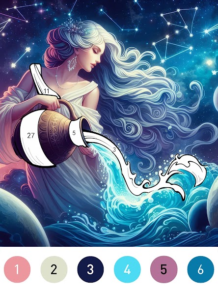 Fantasy Color By Number Game screenshot 3