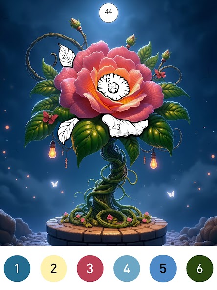 Fantasy Color By Number Game screenshot 13