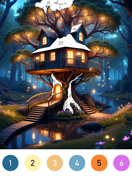 Fantasy Color By Number Game screenshot 14