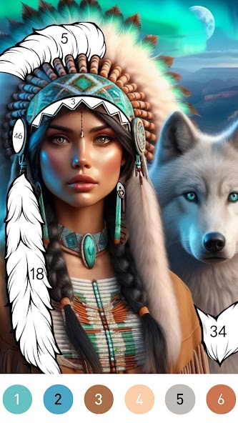 Fantasy Color By Number Game screenshot 15
