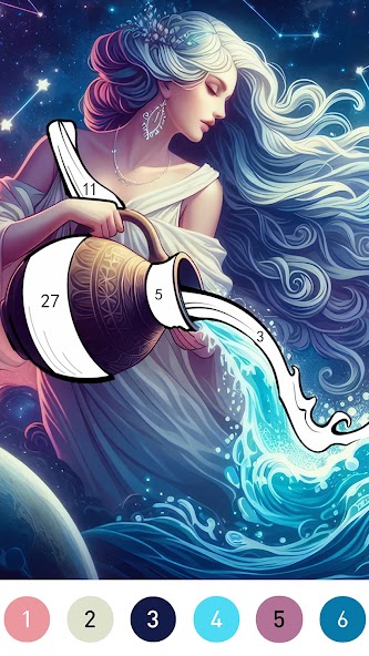 Fantasy Color By Number Game screenshot 16