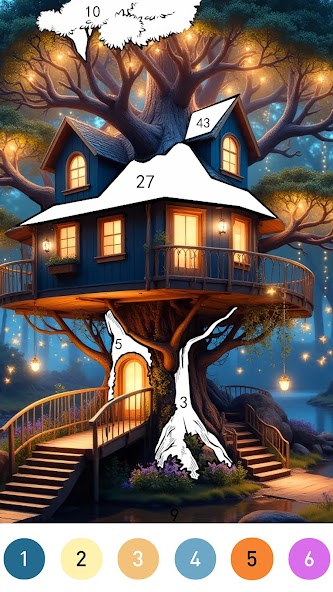 Fantasy Color By Number Game screenshot 19