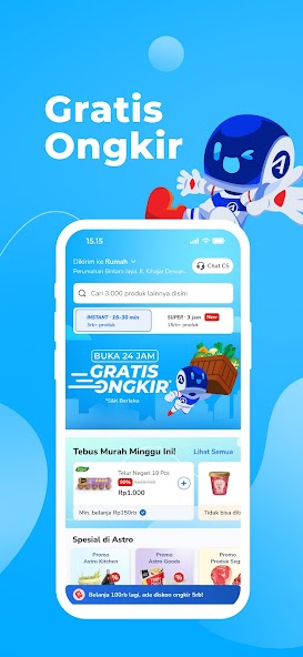 ASTRO - Groceries in Minutes screenshot 2