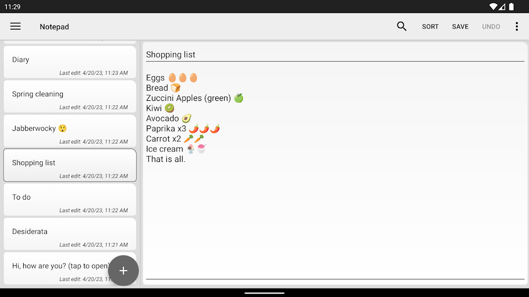 Notepad - simple notes screenshot 4