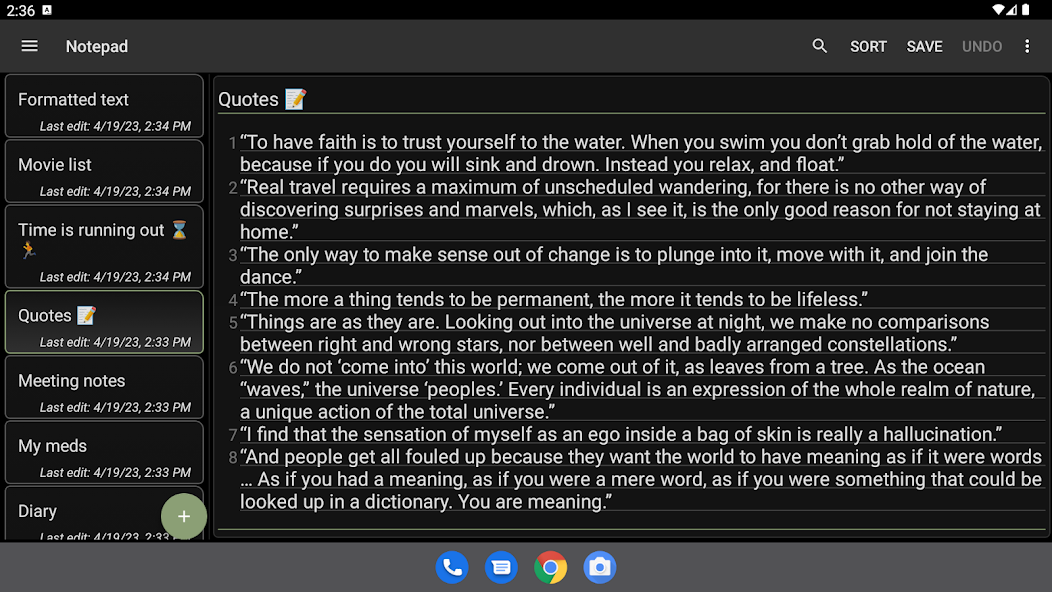 Notepad - simple notes screenshot 8