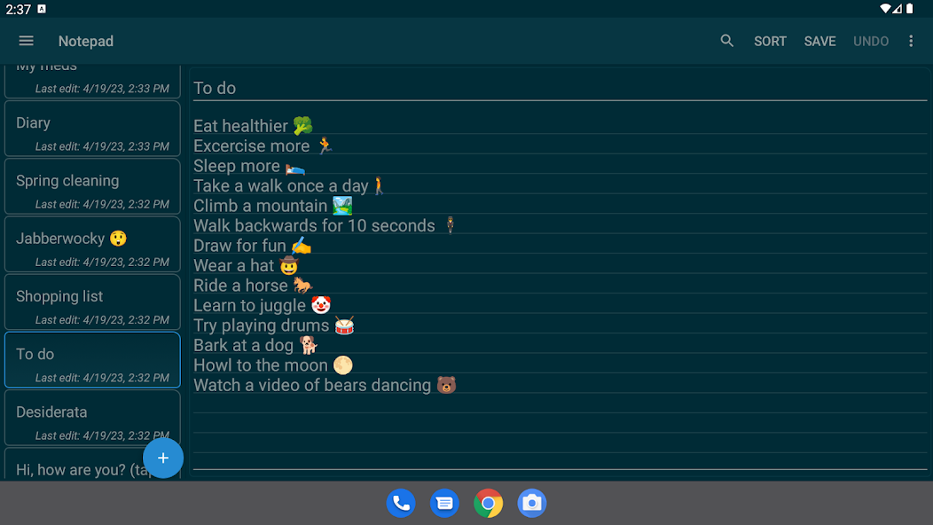 Notepad - simple notes screenshot 9