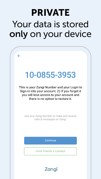 Zangi Private Messenger screenshot 1
