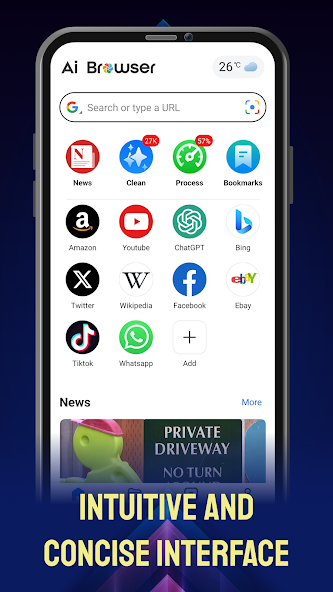 Ai Browser - Smarter & Safer screenshot 1