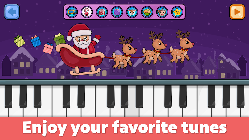 Baby Piano: Kids Music Games screenshot 1