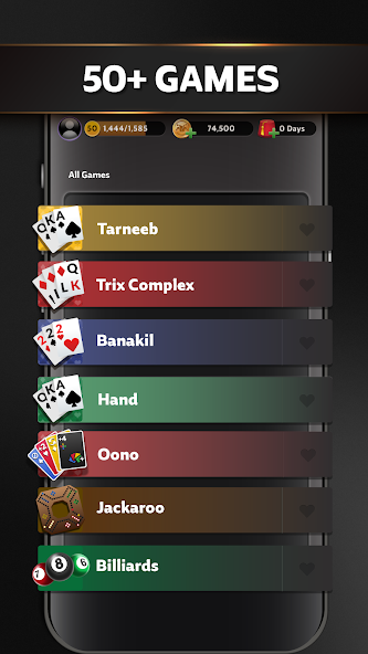 Jawaker Hand, Tarneeb & Trix screenshot 21
