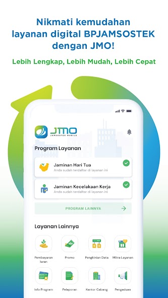 JMO (Jamsostek Mobile) screenshot 1