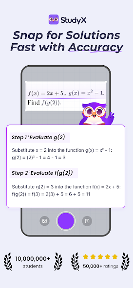 StudyX: AI Homework Helper screenshot 1