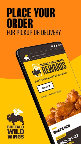 Buffalo Wild Wings Ordering screenshot 1