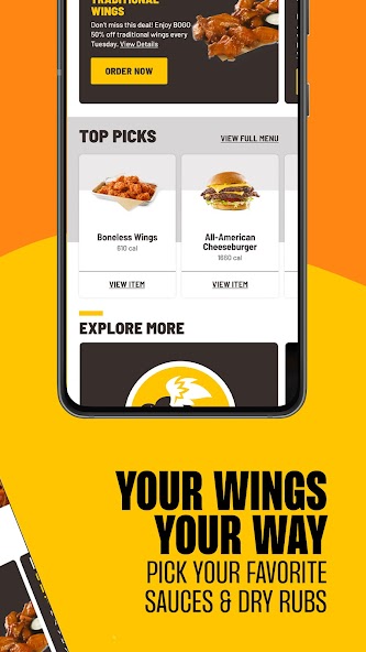 Buffalo Wild Wings Ordering screenshot 2