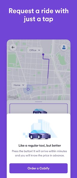 Cabify screenshot 2