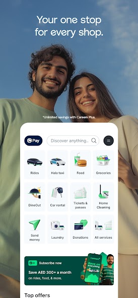 Careem: Rides, Food & more screenshot 1